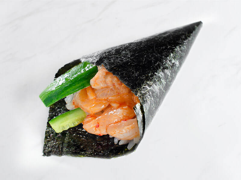 Spicy Scallop Hand Roll*